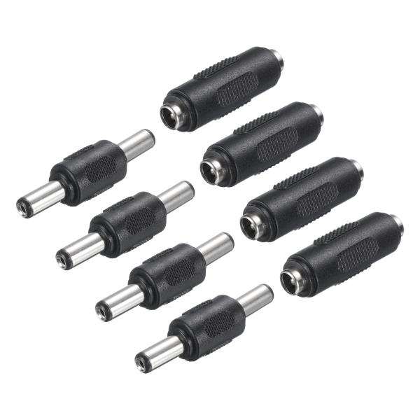 uxcell DC電源コネクタアダプター LEDストリップCCTV用 4個 12V メス-メス 4個...