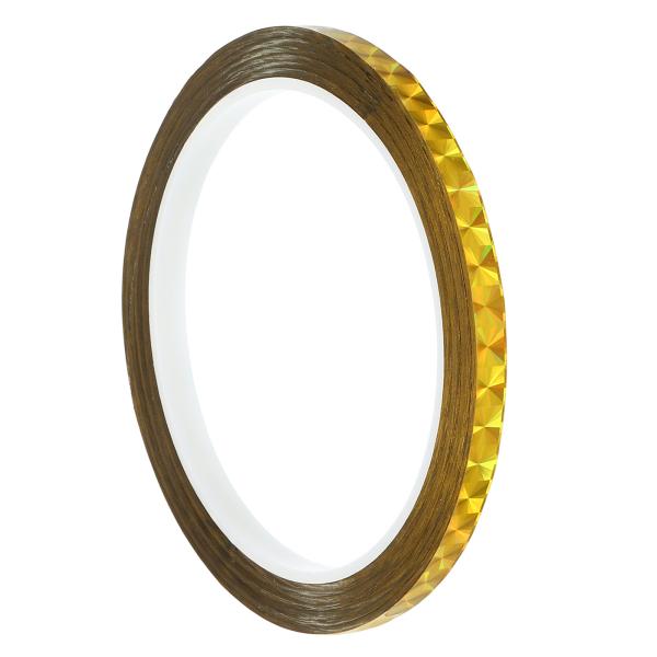 uxcell PATIKIL プリズムテープ 6mmx50m 1パック ホログラフィックメタライズド...