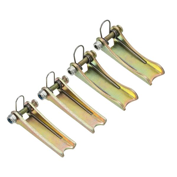 uxcell PATIKIL フックセーフティラッチキット2サイズ クレビスフック用4個セット ゴー...