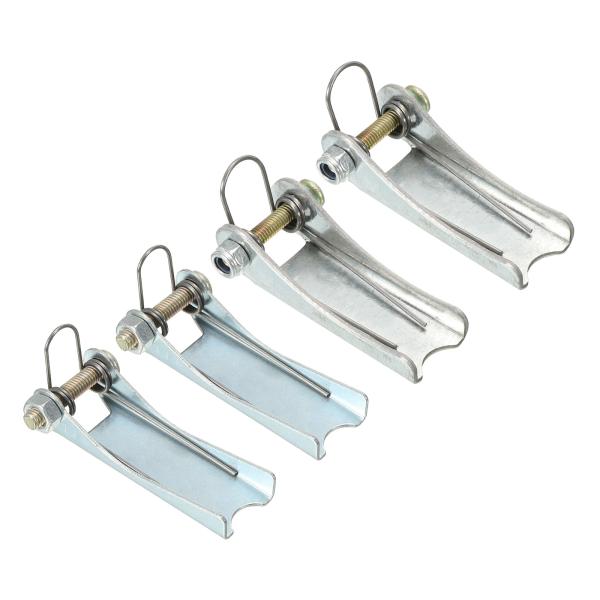 uxcell PATIKIL 交換用フックラッチ2サイズ 4個セット シルバートーン トレーラーフッ...