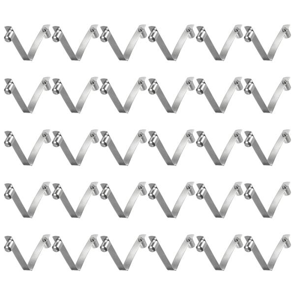 uxcell カヤックパドルスナップスプリングクリップ 7.75x10x50mm 65Mnスプリング...