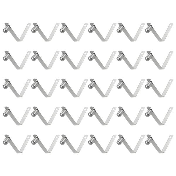 uxcell シングルボタンカヤックパドルスナップスプリングクリップ30個セット 8x12x50mm...