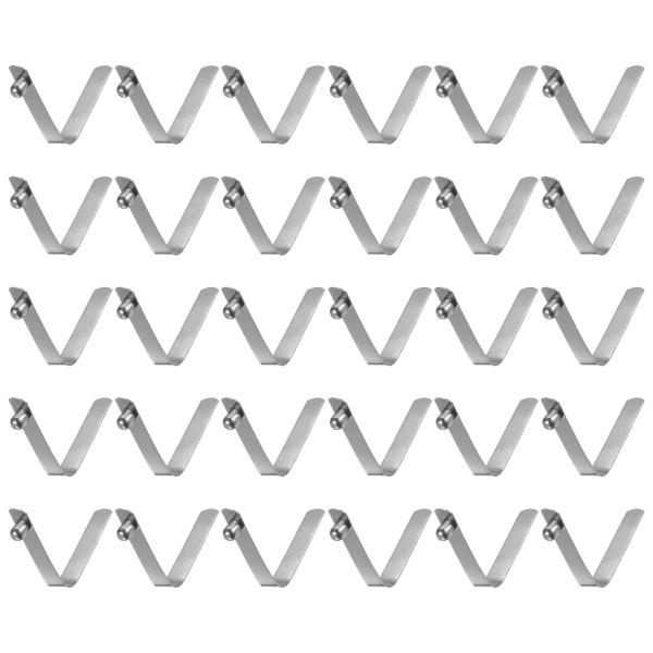 uxcell シングルボタンカヤックパドルスナップスプリングクリップ30個セット 5.4x6.3x4...