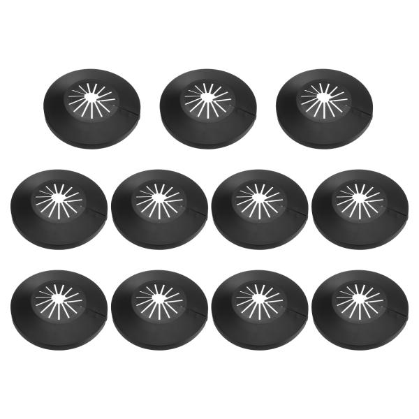 uxcell 11個 パイプカバーデコレーション 29mm フランジパイプカバーデコレーション PP...