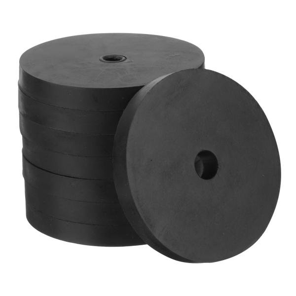 PATIKIL 防振ワッシャー 外径80mm 内径12mm 厚さ10mm 8個 ゴム 丸型 アンチメ...