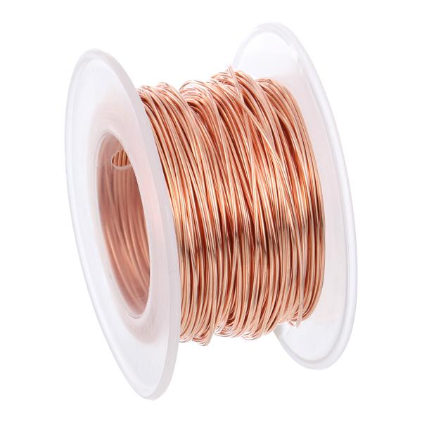 uxcell PATIKIL ソリッド裸銅線 20ゲージ 純銅線 0.8 mm ソフトビーズワイヤー...