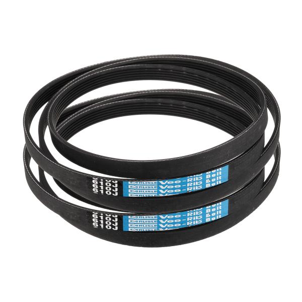 uxcell 2個セット 610J6 PJ Vリブベルト 6本のリブ 61"の長さ x 0.55"の...