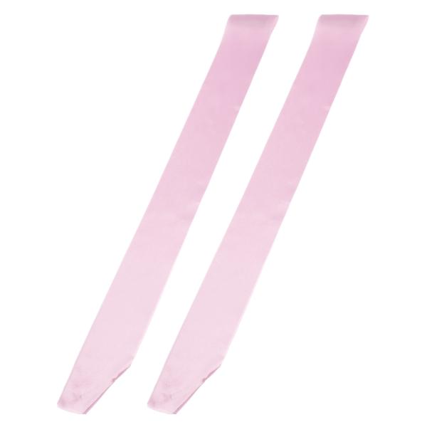 PATIKIL 63"x4" ブ ランクサテンサッシュ 2個 DIY素色サッシュプロムクイーンサッシ...