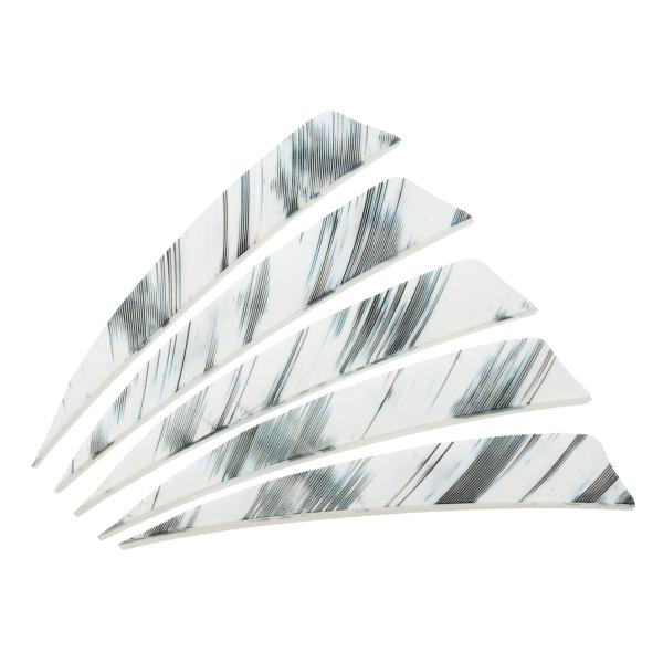 PATIKIL シールドカットベーン 20パック 4"アーチェリー矢羽根 七面鳥 羽根 右翼羽根 D...