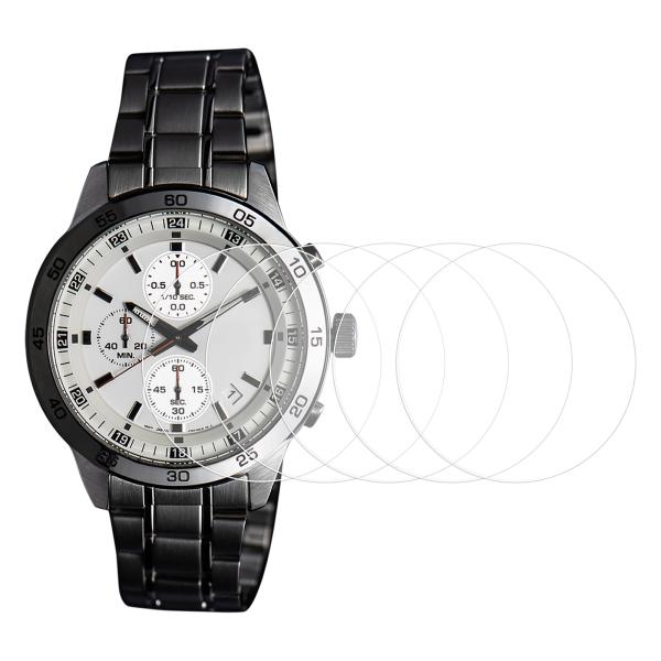 uxcell 2枚のウォッチガラス画面保護フィルム 22mm HD 高精細 アンチスクラッチ 防水 ...