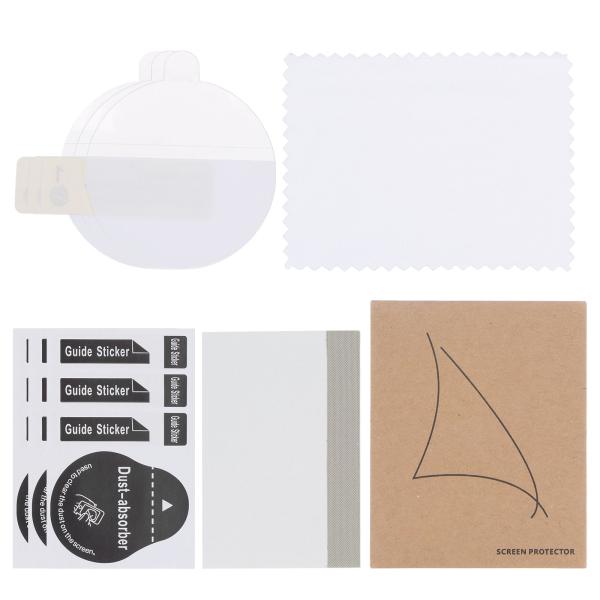 uxcell 3枚のウォッチガラス画面保護フィルム 37mm HD 高精細 アンチスクラッチ 防水 ...