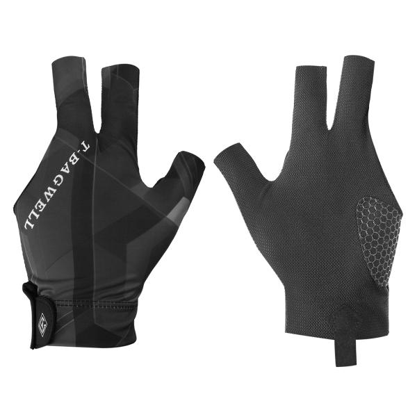 PATIKIL 3本指プールグローブ 左手用 ビリヤードグローブ プールキューアクセサリー シュータ...