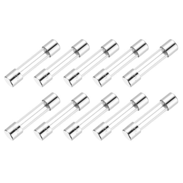 uxcell 7A 250V ガラスヒューズ 5x20mm 遅延ヒューズ UL 認定スローブローヒュ...
