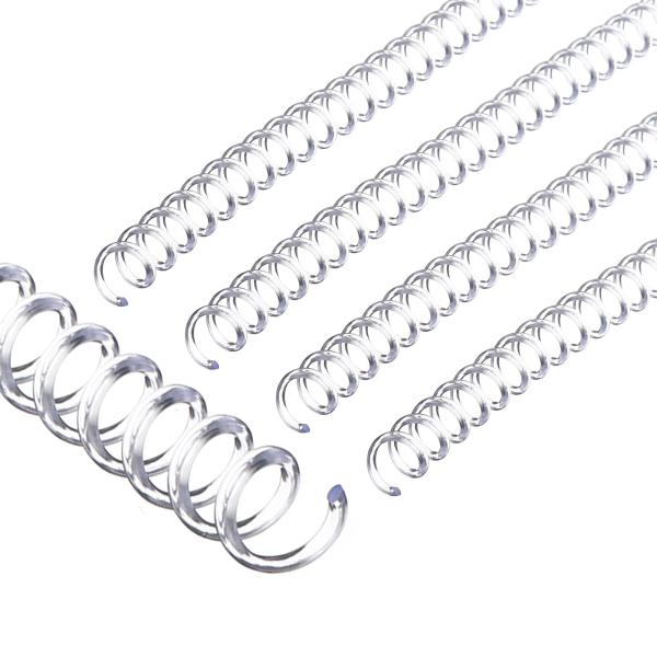 PATIKIL 6mm（1/4"）プラスチック螺旋バインディングコイル 50個バインディング螺旋30...