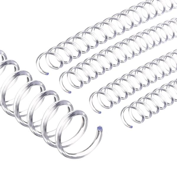 PATIKIL 10mm(3/8")プラスチック螺旋バインディングコイル 20個バインディング螺旋7...