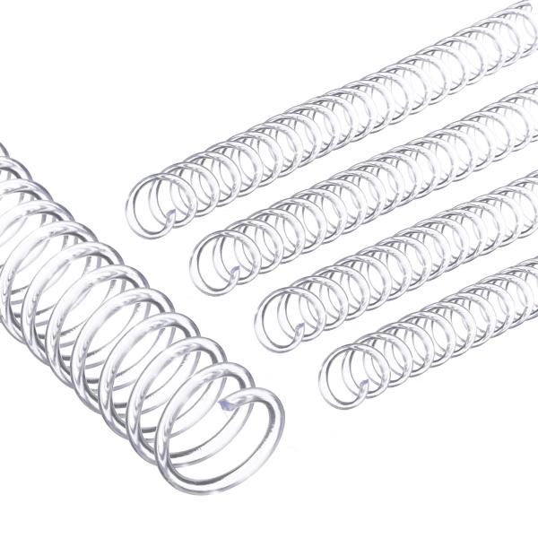 PATIKIL 13mm（1/2"）プラスチック螺旋バインディングコイル 50個バインディング螺旋1...