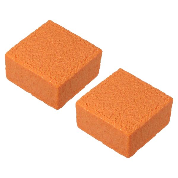 PATIKIL 5x5x2.5cm ピクルボールパドルイレーサー 2個 正方形ラバーピクルボールラケ...