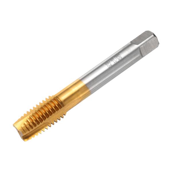 uxcell 5/8-11 UNC B2 螺旋ポイ ントスレッドタップ ねじタップねじ切り工具 チタ...