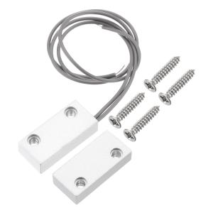 PATIKIL セキュリティローリングドアコンタク ト 2個 0-100V/0.5Amp 磁気リードスイッチ アラームセンサー 2線式 NCアプリケー