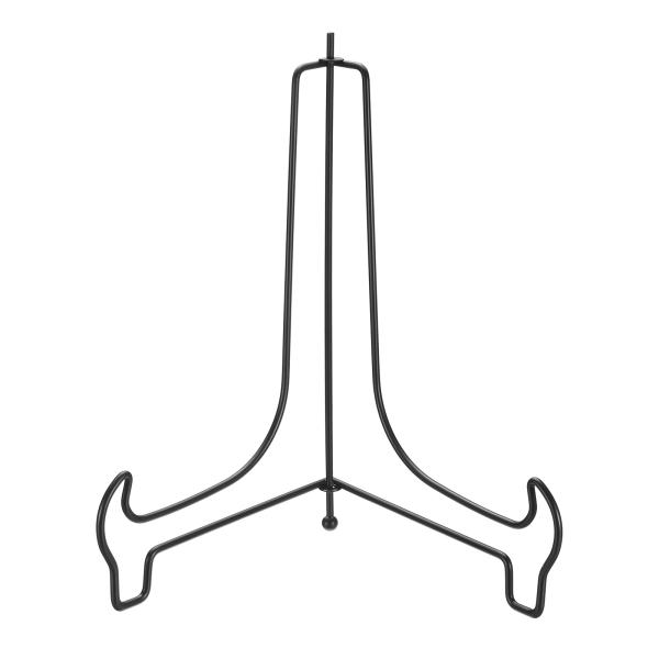 uxcell ディスプレイ用10"プレートスタンド アイアン製装飾プレートホルダー折りたたみディスプ...