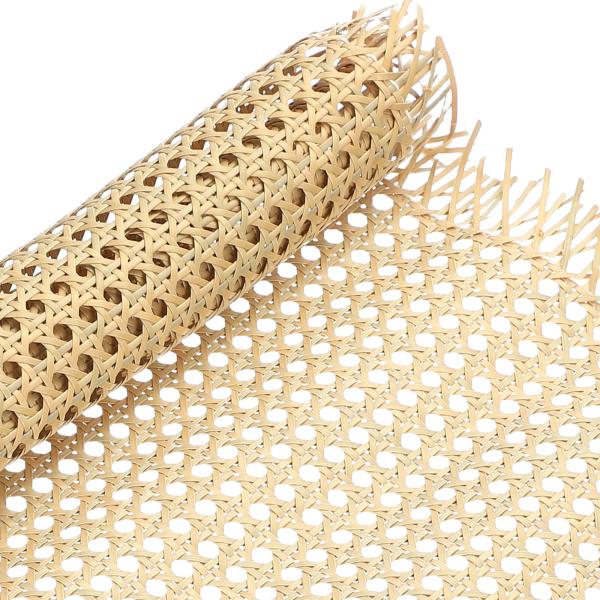 PATIKIL プラスチックラタンウェビングロール16"×1.6ft織り合わせ合成ポリオープンメッシ...