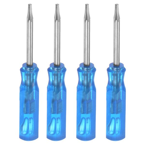 uxcell 4個 ミニトルクススクリュードライバーT5磁気スターヘッド45mm長さ時計眼鏡電子機器...