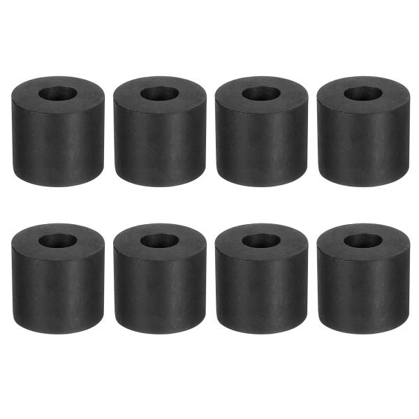 uxcell 10個 1" OD x 3/8" ID x 7/8" 厚の丸形ゴムワッシャー フラット...