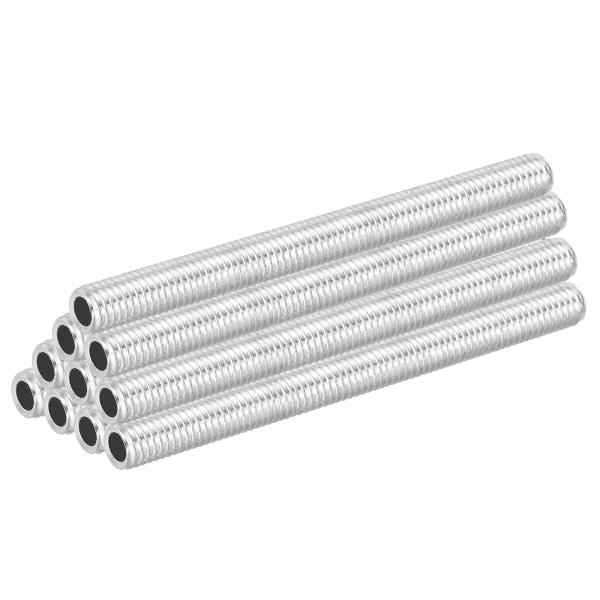 PATIKIL M8 中空ボルト 80mm 10セット 頭部のないねじ 全ねじロッド 炭素鋼製 ホロ...