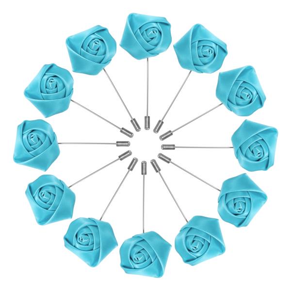 uxcell 12個の新郎ブートニアローズブートニアピン 結婚式記念日フォーマルディナーパーティー用...