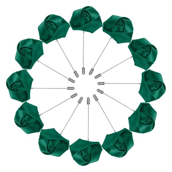 uxcell 12個の新郎ブートニアローズブートニアピン 結婚式記念日フォーマルディナーパーティー用...