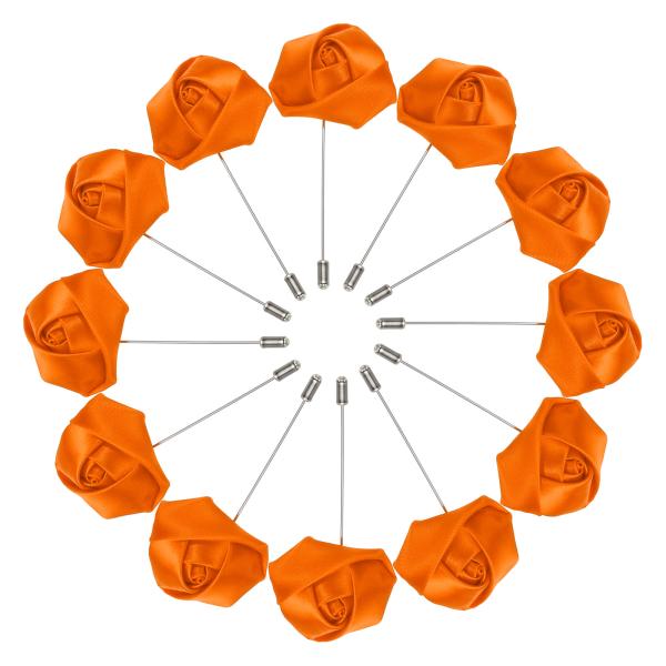 uxcell 12個の新郎ブートニアローズブートニアピン ウェディングセレモニー記念日フォーマルディ...