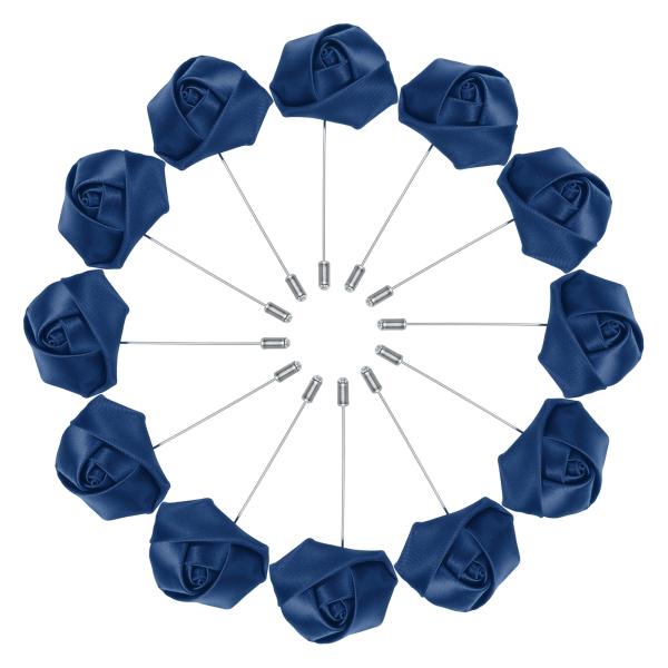 uxcell 12個の新郎ブートニアローズブートニアピン 結婚式記念日フォーマルディナーパーティー用...