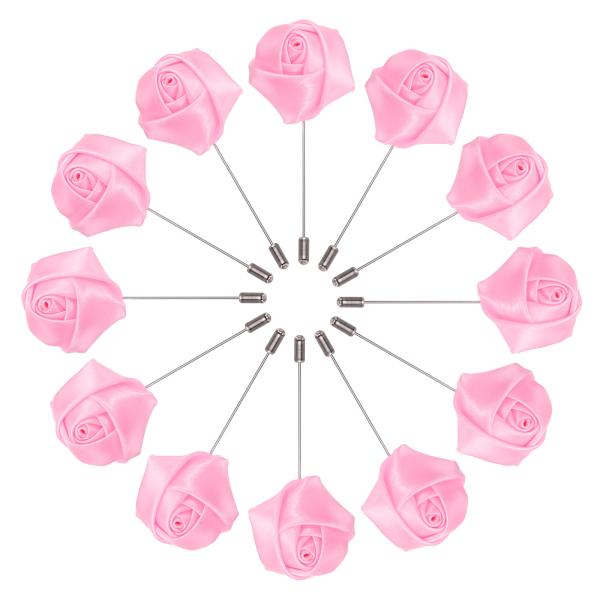 uxcell 12個の新郎ブートニアローズブートニアピン 結婚式記念日フォーマルディナーパーティー用...