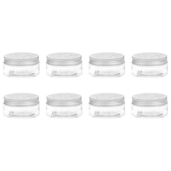 uxcell 12個のアルミ製ふた付き空き缶3oz/80ml丸型空きメタル缶リフィル可能なスパイス容...