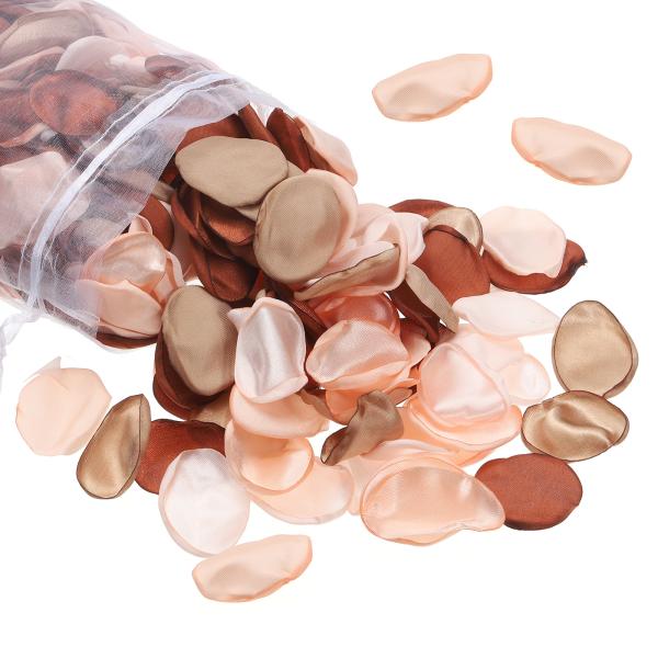 PATIKIL シルクローズペタル、300個入りの人工花びら、ウェディングデコレーションディナーテー...