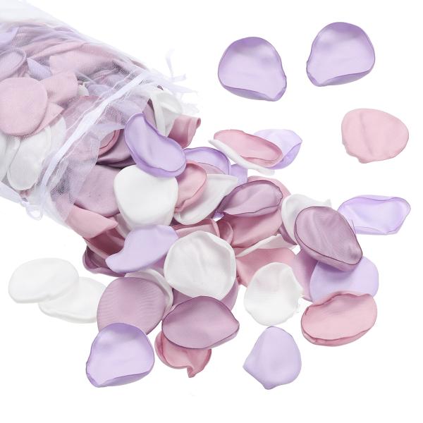 PATIKIL シルクローズペタル、300個入りの人工花びら、ウェディングデコレーションディナーテー...