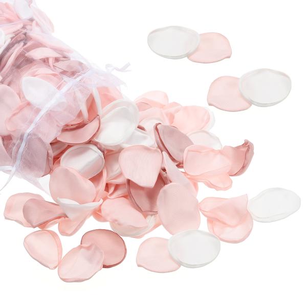 PATIKIL シルク ローズ ペタル 500枚 造花 花びら ウェディング 装飾 ディナー テーブ...