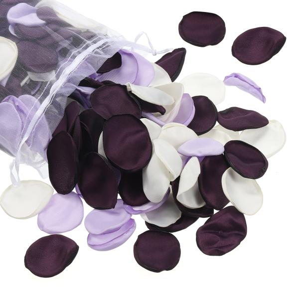 PATIKIL シルクローズペタル、500個入りの人工花びら、ウェディングデコレーションディナーテー...