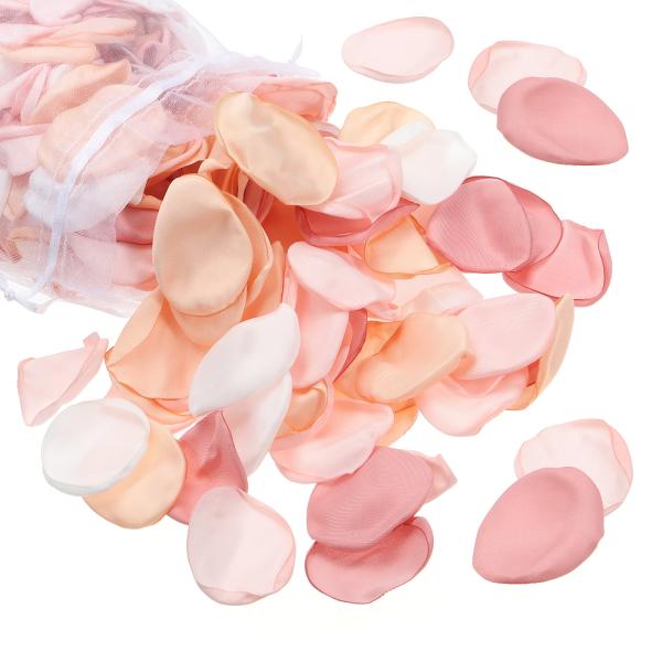 PATIKIL シルクローズペタル、500個入りの人工花びら、ウェディングデコレーションディナーテー...