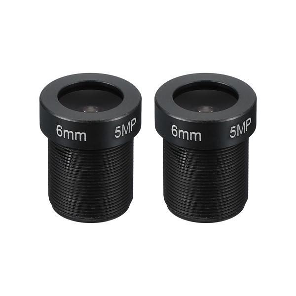 PATIKIL 6mm CC TVカメラレンズ F2.0 FPVセキュリティカメラレンズ5MP 70...