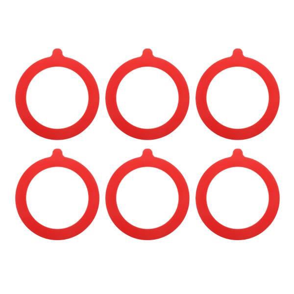 uxcell ガラス瓶用ゴムシール 漏れ防止シリコンガスケット シーリングリング 瓶シールアクセサリ...