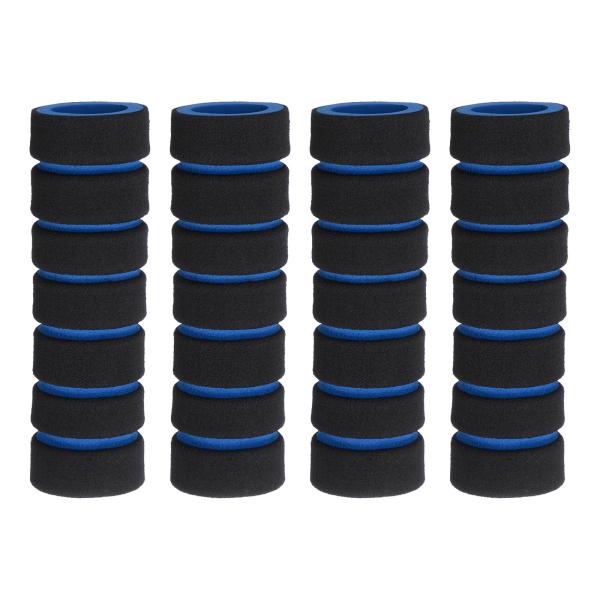 uxcell 2個 バイクハンドルグリップ 0.78" モデル 心地よいなノンスリップグリップ スポ...