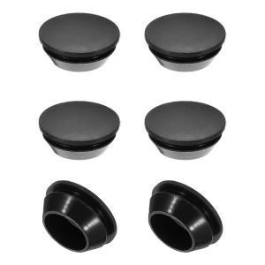 PATIKIL 18mm直径シリコンラウンドスナップ 2.5-18mm 穴に適合する6個入りタイプロック家具用ホールプラグボタン保護カバーキャップヘッ
