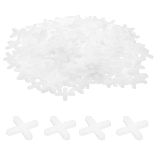 uxcell 500個 タイルスペーサー 4mm 硬質プラスチック クロスタイル レベラー スペーサ...