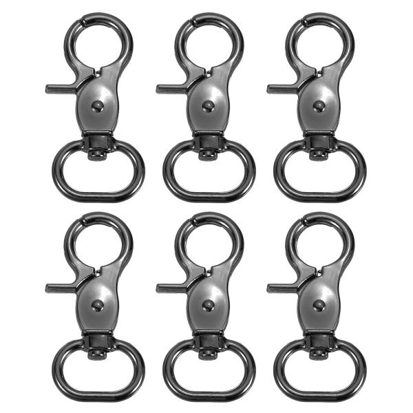 uxcell 6個のスイベルスナップフック、20mm（3/4インチ）トリガースナップヘビーデューティ...