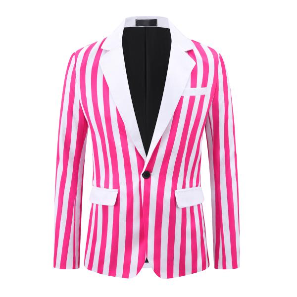 Lars Amadeus メンズ シングルブレスト コントラストカラー ビジネススーツ ジャケット用...