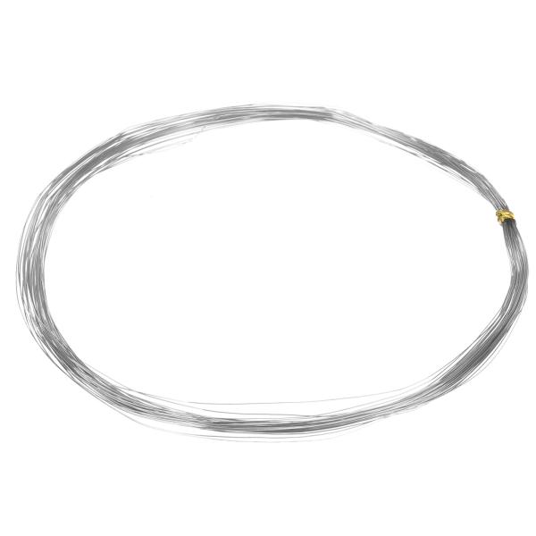 uxcell 32ゲージ0.2mmステンレスワイヤー10m/33 ftソフトクラフト彫刻芸術ワイヤー...