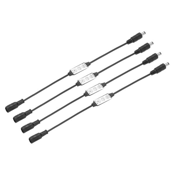 uxcell LEDストリップディマー 12Vから24V 6Aミニ明るさ調節可能コントローラーランプ...