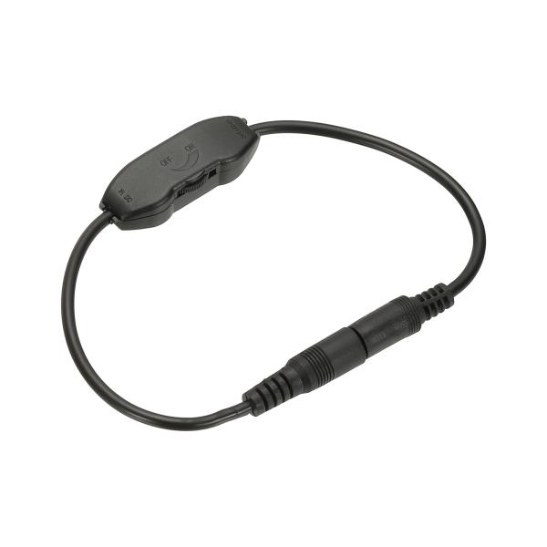uxcell LEDストリップディマー DC 12Vから24V 6A ロータリー明るさ調節可能コント...