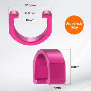 uxcell 10個 自転車ケーブルクランプC...の詳細画像2